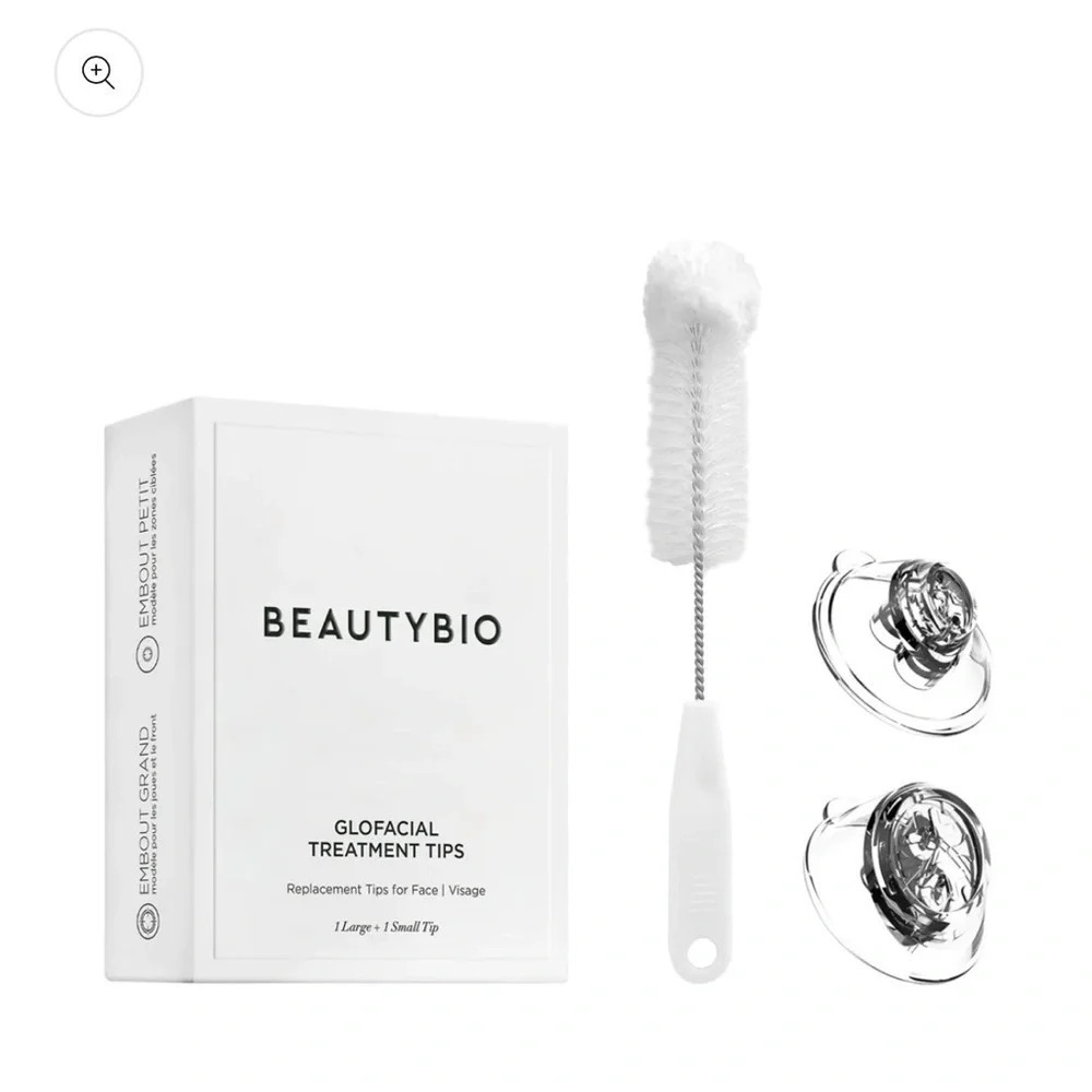 BeautyBio Glofacial Treatment Tips and Cleaning Brush